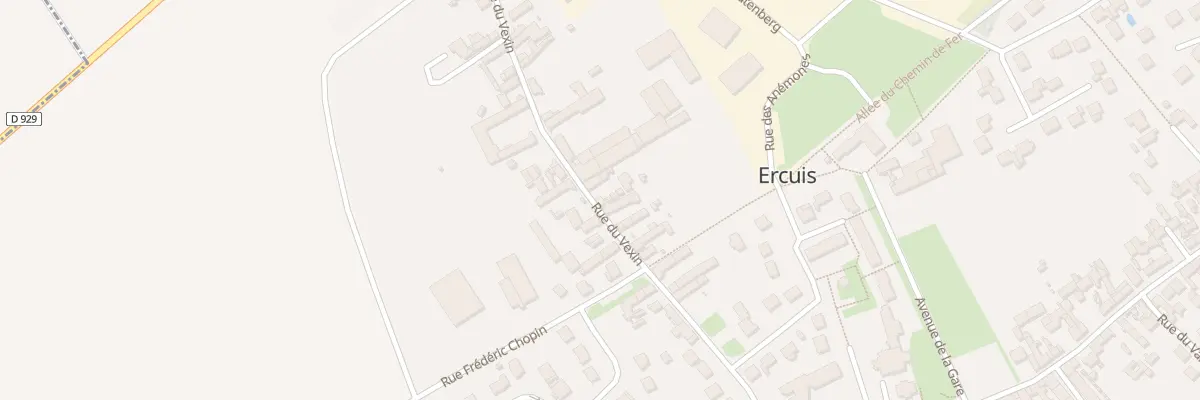 Plan du 264 Rue du Vexin à Ercuis