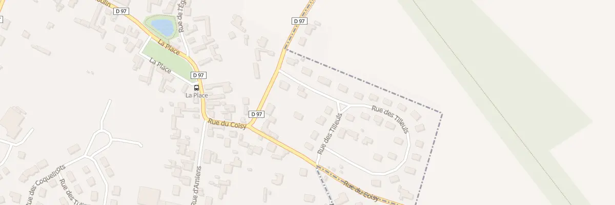 Plan du 37 Rue des Tilleuls à Bertangles