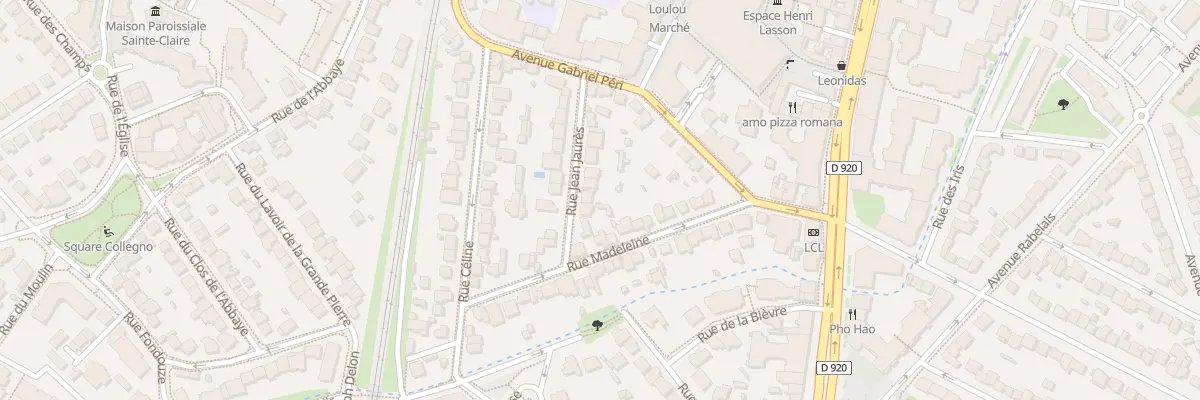 Plan du 11 Rue Jean Jaurès à Antony