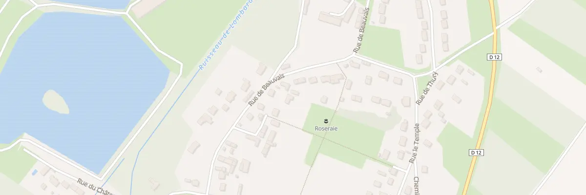 Plan du 248 Rue de Beauvais à Hondainville