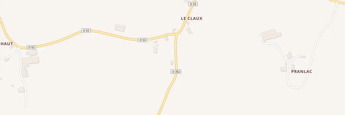 Plan du 6018 Le Claux à Saint-Victor