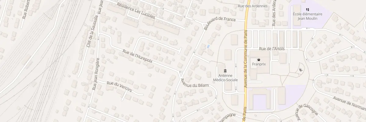Plan du 28 Bd de France à Brétigny-sur-Orge
