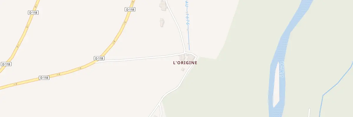 Plan du 184 L’Origine à Couffoulens
