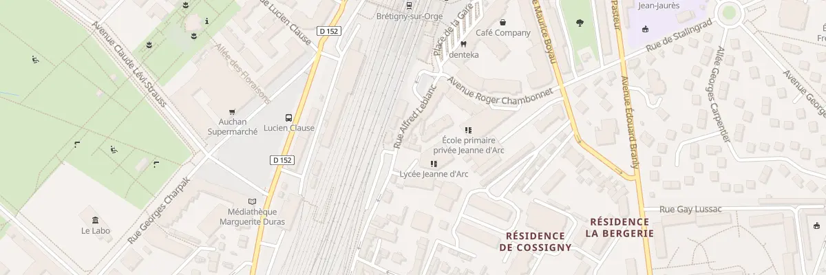 Plan du 25 Rue Alfred Leblanc à Brétigny-sur-Orge