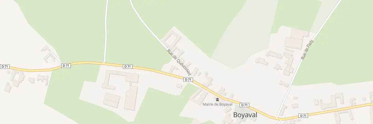 Plan du 2 Rue de Quevossart à Boyaval