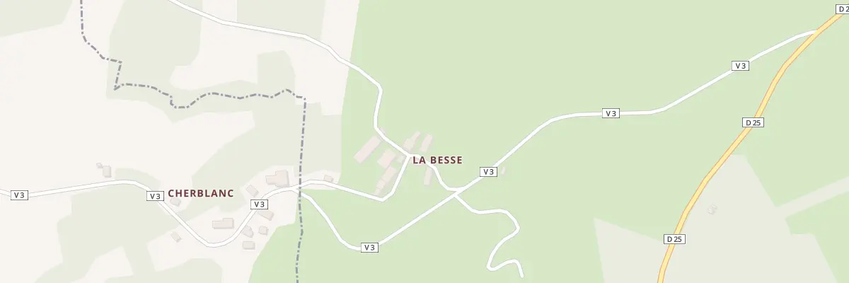 Plan du 2 La Besse à Saint-Maurice-près-Crocq