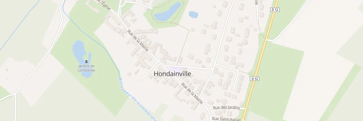 Plan du 51 Rue de la Ruelle à Hondainville