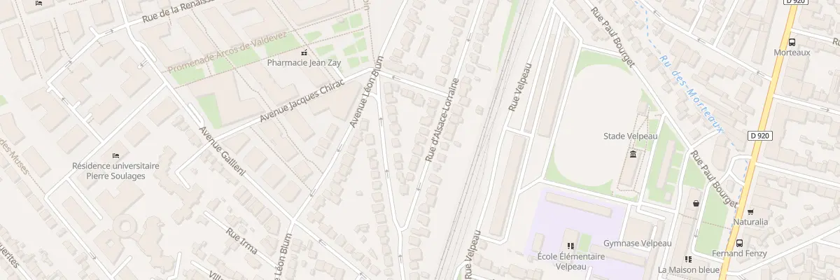 Plan du 11 Rue d’Alsace Lorraine à Antony