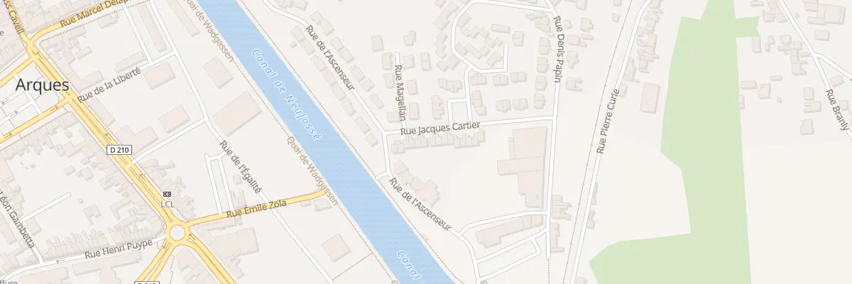 Plan du 12 Rue Jacques Cartier à Arques