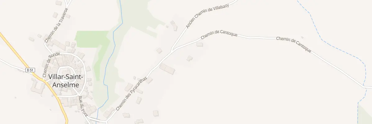 Plan du 14 Che des Pyracanthas à Villar-Saint-Anselme