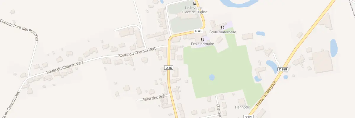 Plan du 24 Rue de l’Eglise à Lederzeele