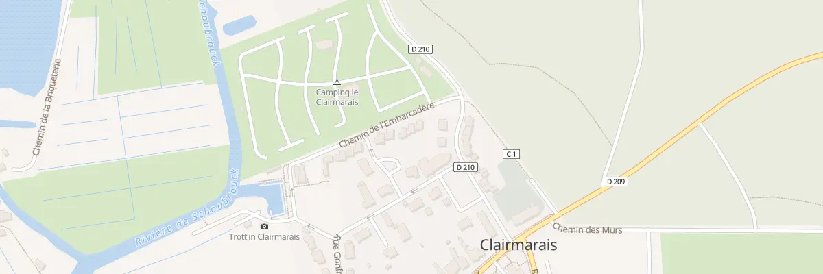 Plan du 3 Rue de l’Embarcadère à Clairmarais
