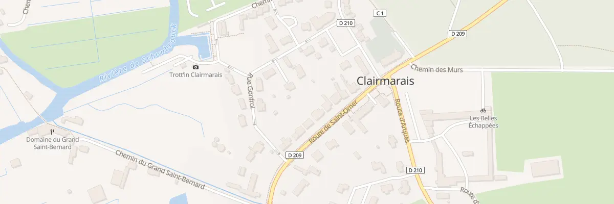 Plan du 16 Rte de St Omer à Clairmarais