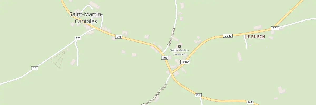 Plan du 5022 Le Bourg à Saint-Martin-Cantalès