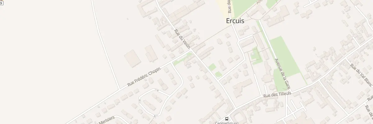 Plan du 169 Rue du Vexin à Ercuis