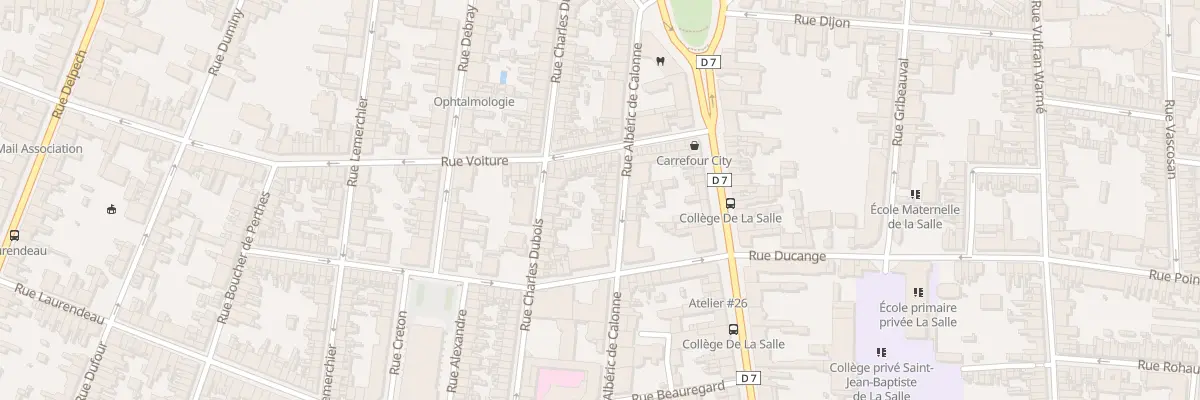 Plan du 34 Rue Albéric de Calonne à Amiens