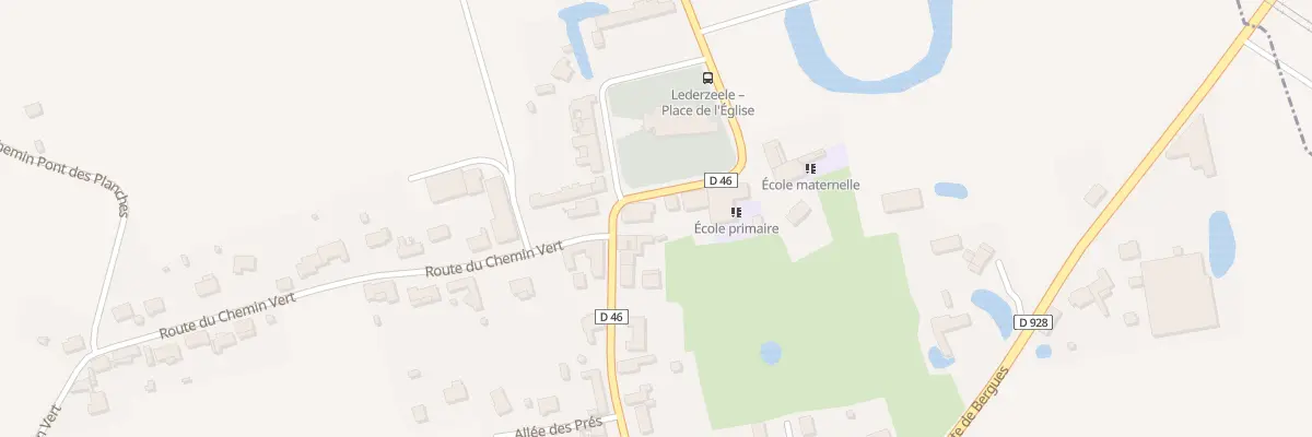 Plan du 30 Rue de l’Eglise à Lederzeele