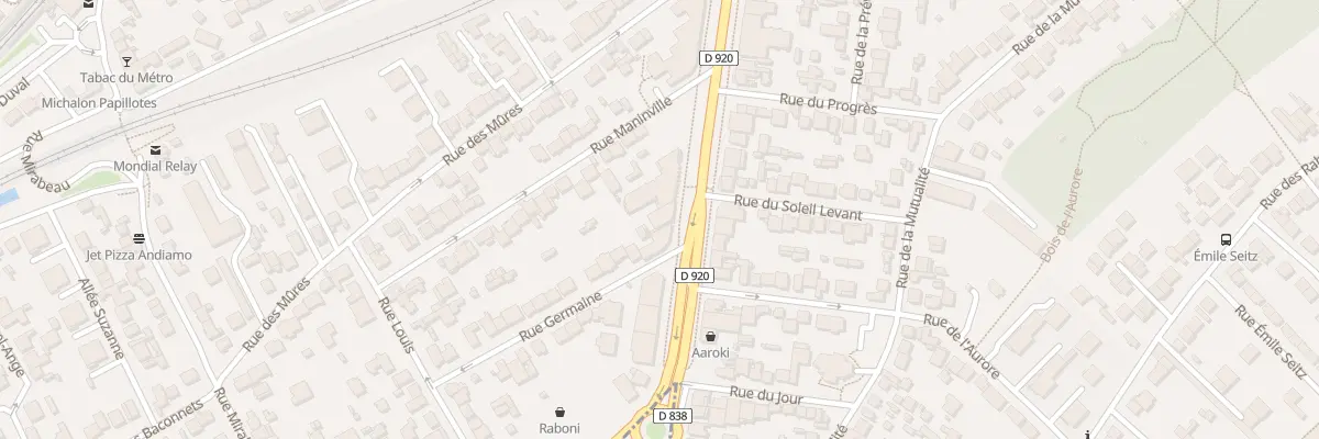 Plan du 174 Av Division Leclerc à Antony