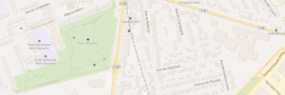 Plan du 34 Rue de Bellevue à Antony