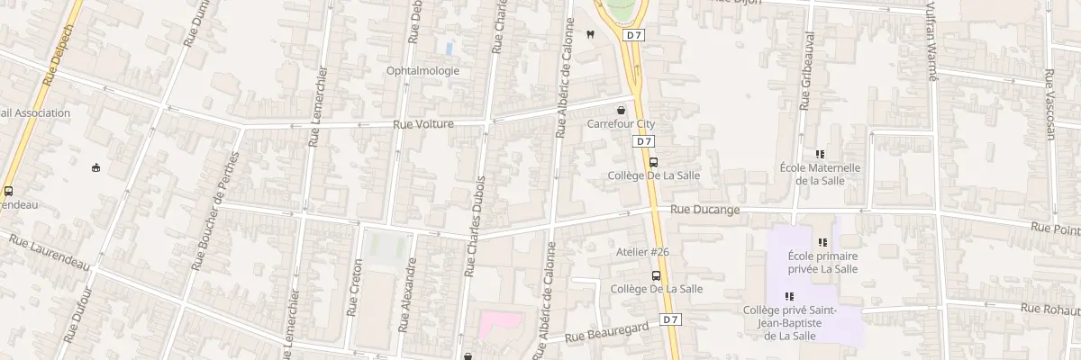 Plan du 40 Rue Albéric de Calonne à Amiens