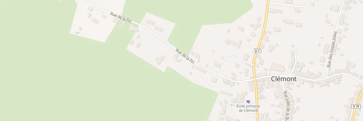 Plan du 23 Rue de la Fin à Clémont