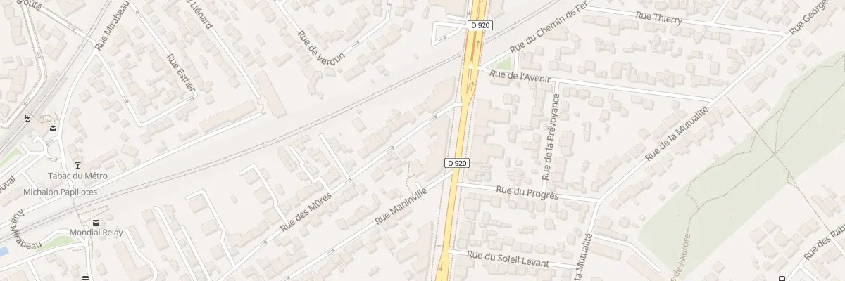 Plan du 5 Rue des Mûres à Antony
