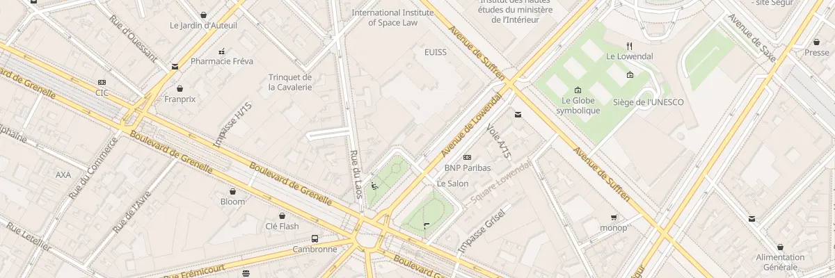 Plan du 26 Av de Lowendal à Paris 15e Arrondissement