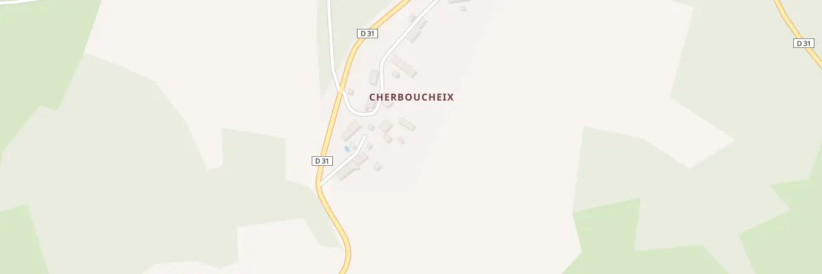 Plan du 6 Cherboucheix à Magnat-l’Étrange