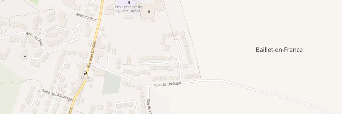 Plan du 28 Rue de Conti à Baillet-en-France