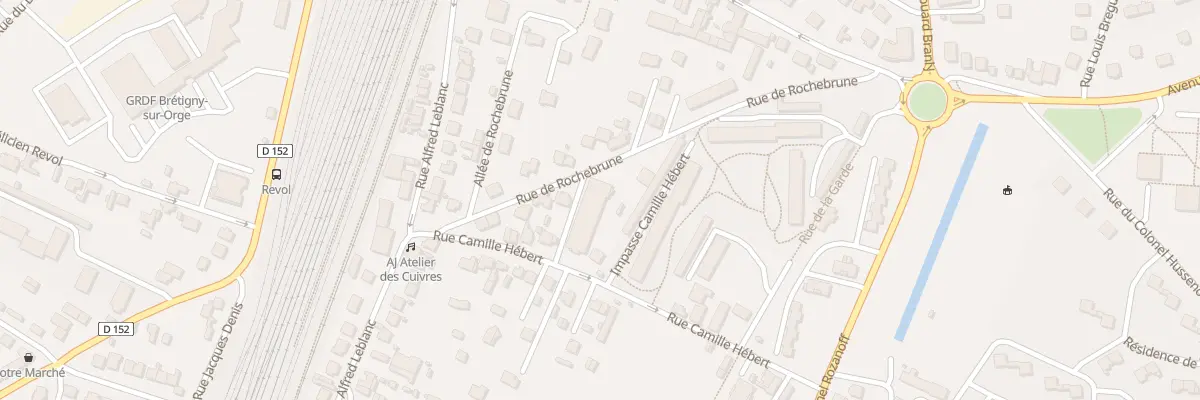 Plan du 9 Rue Camille Hebert à Brétigny-sur-Orge