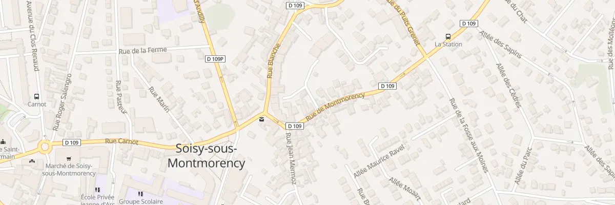 Plan du 9 Rue de Montmorency à Soisy-sous-Montmorency