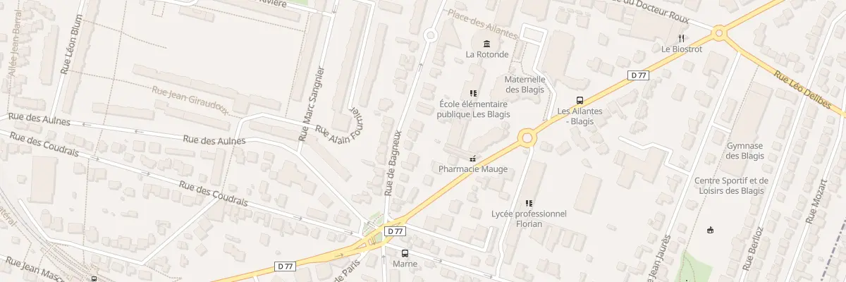 Plan du 32 Rue de Bagneux à Sceaux