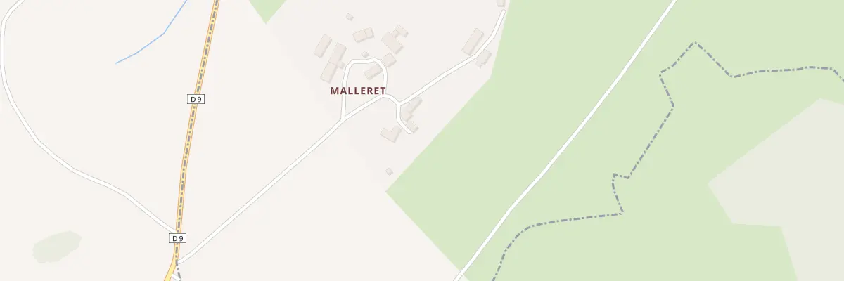 Plan du 3 Malleret à Saint-Silvain-Bellegarde