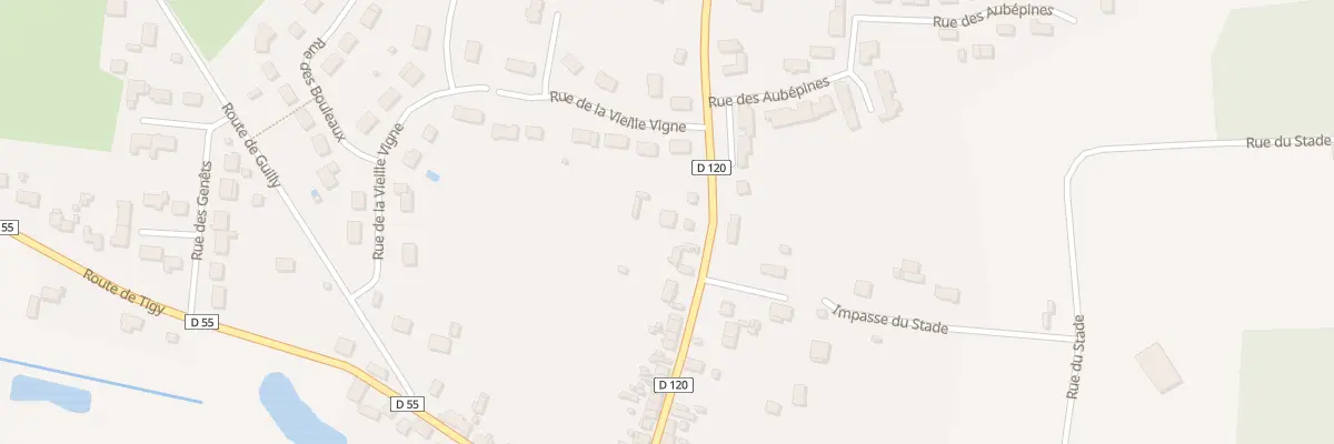 Plan du 37 Rte de Sully à Viglain