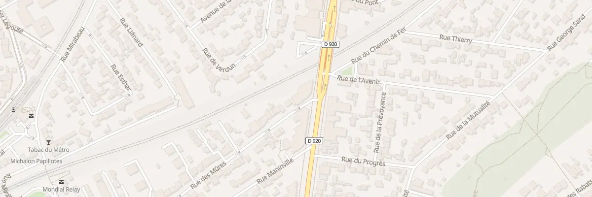 Plan du 2 Rue des Mûres à Antony