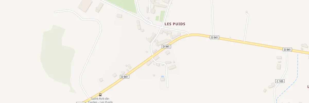 Plan du 9 Les Puids à Saint-Avit-de-Tardes