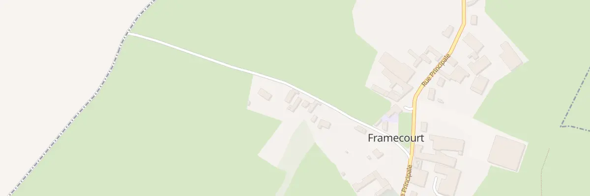Plan du 48 Rue de la Mairie à Framecourt