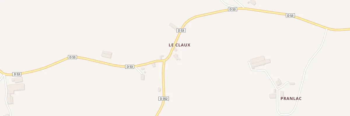 Plan du 5046 Le Claux à Saint-Victor