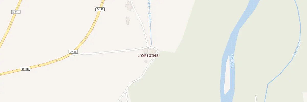 Plan du 182 L’Origine à Couffoulens