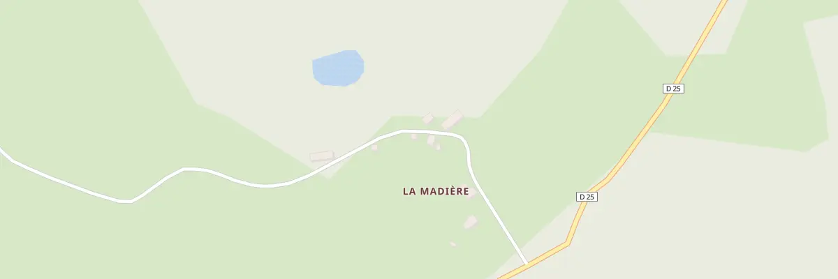 Plan du 5078 La Madière à Saint-Georges-Nigremont