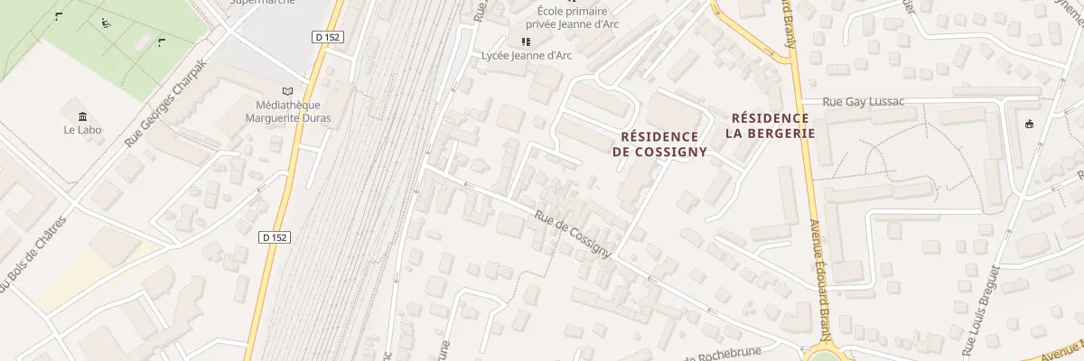 Plan du 17 Rue de Cossigny à Brétigny-sur-Orge