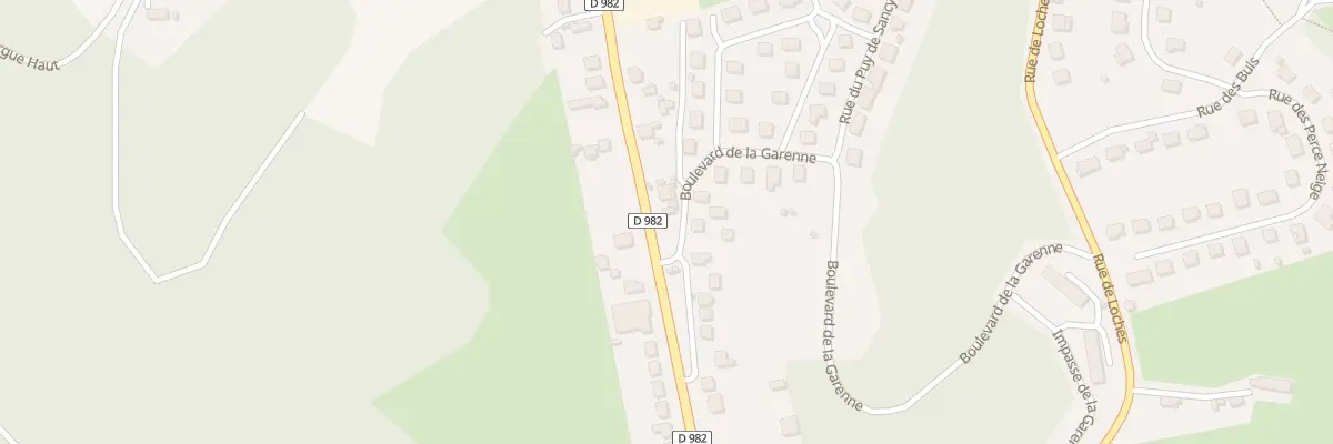 Plan du 40 Av du Gal Leclerc à Ussel