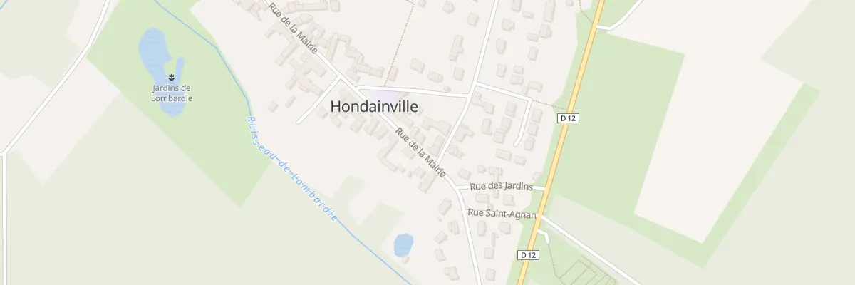 Plan du 277 Rue de la Mairie à Hondainville