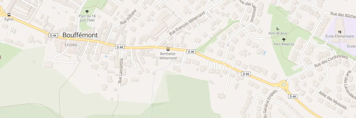 Plan du 2 Rue Berthelot à Bouffémont