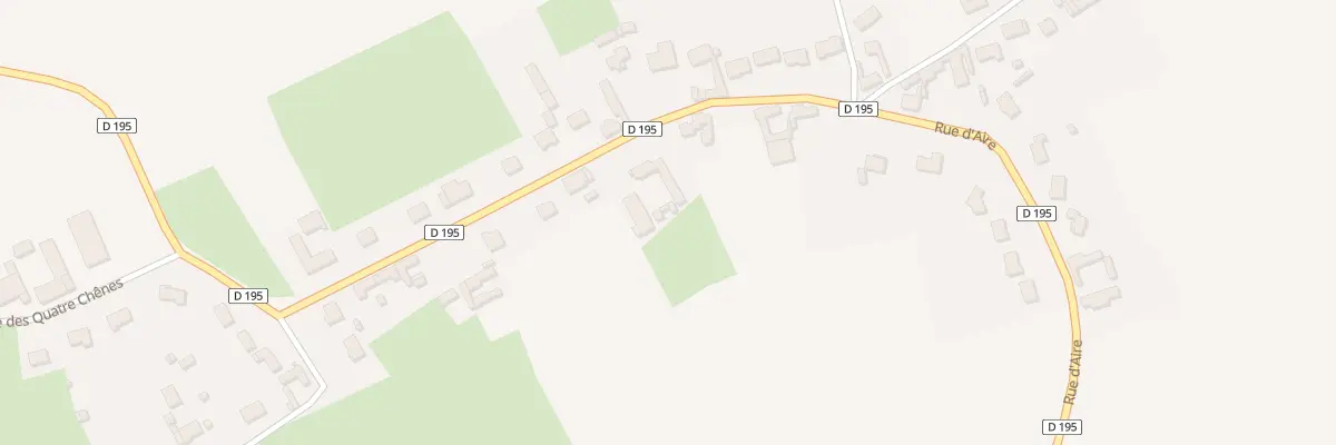 Plan du 325 Rue d’Aire à Ecques