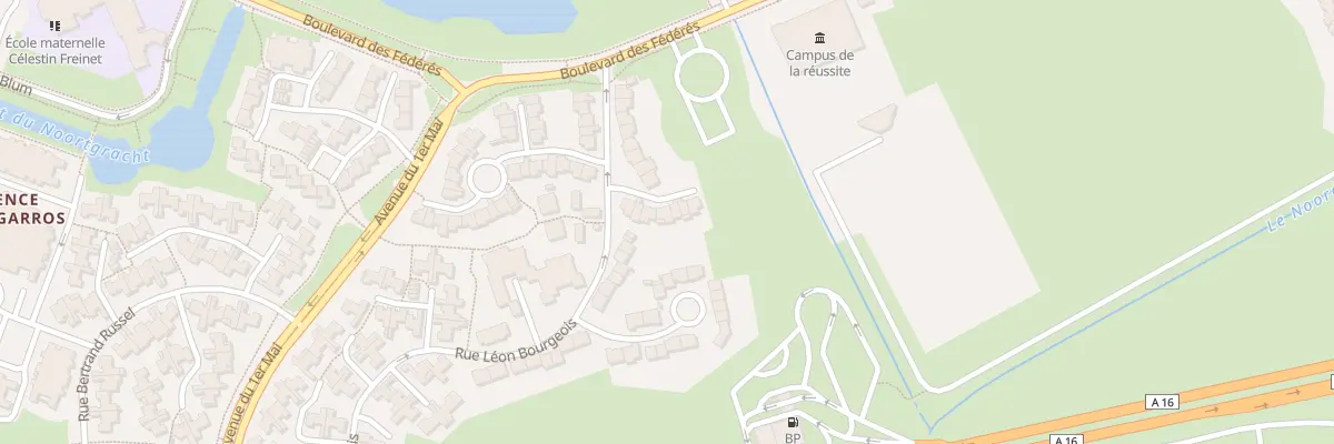 Plan du 66 Rue Léon Bourgeois à Grande-Synthe
