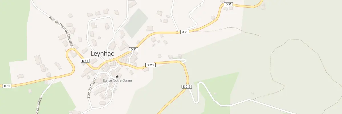 Plan du 7 Rue du Pont du Cabana à Leynhac