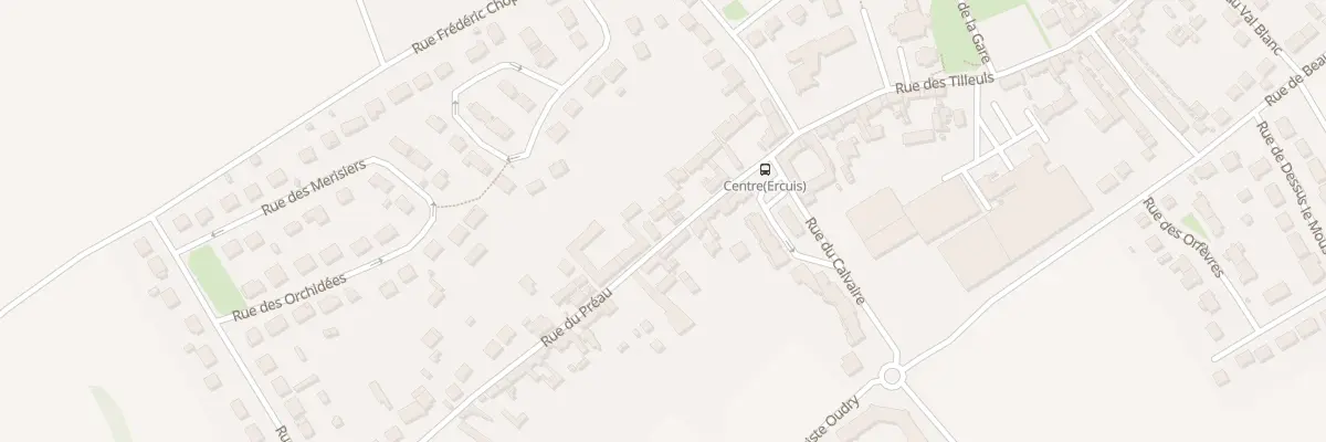 Plan du 114 Rue du Préau à Ercuis