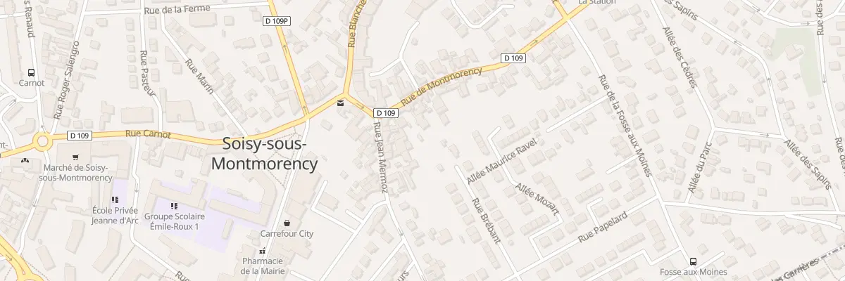 Plan du 14 Rue de Montmorency à Soisy-sous-Montmorency