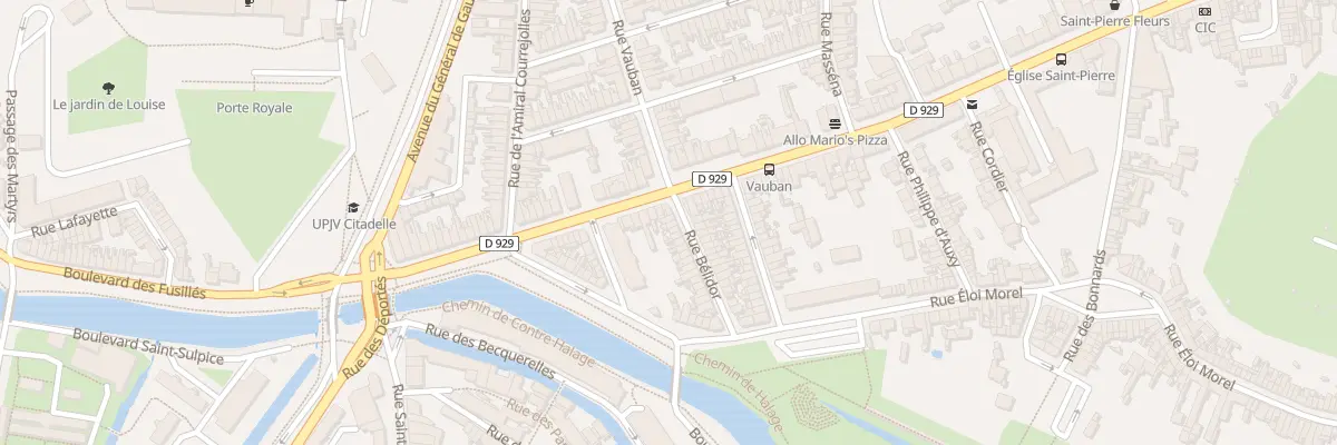 Plan du 4 Rue Bélidor à Amiens